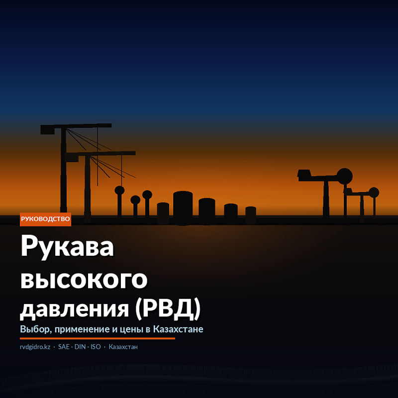 Рукава высокого давления: купить оптом и в розницу в Казахстане