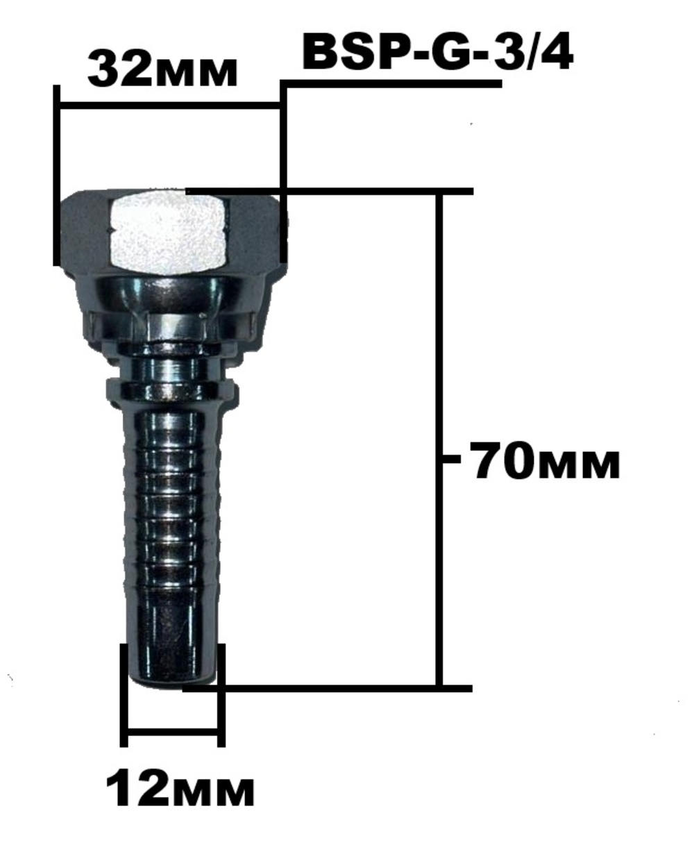 Фитинг BSP G 3.4  4201-12-08